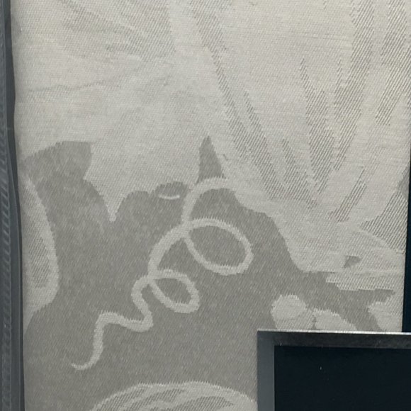 WATERFORD Pumpkin Linen Vine Damask Tablecloth 70x104 Formal Fall Thanksgiving - Picture 5 of 11